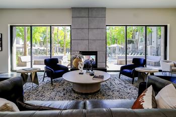 social lounge with comfortable seating at Avora apartments